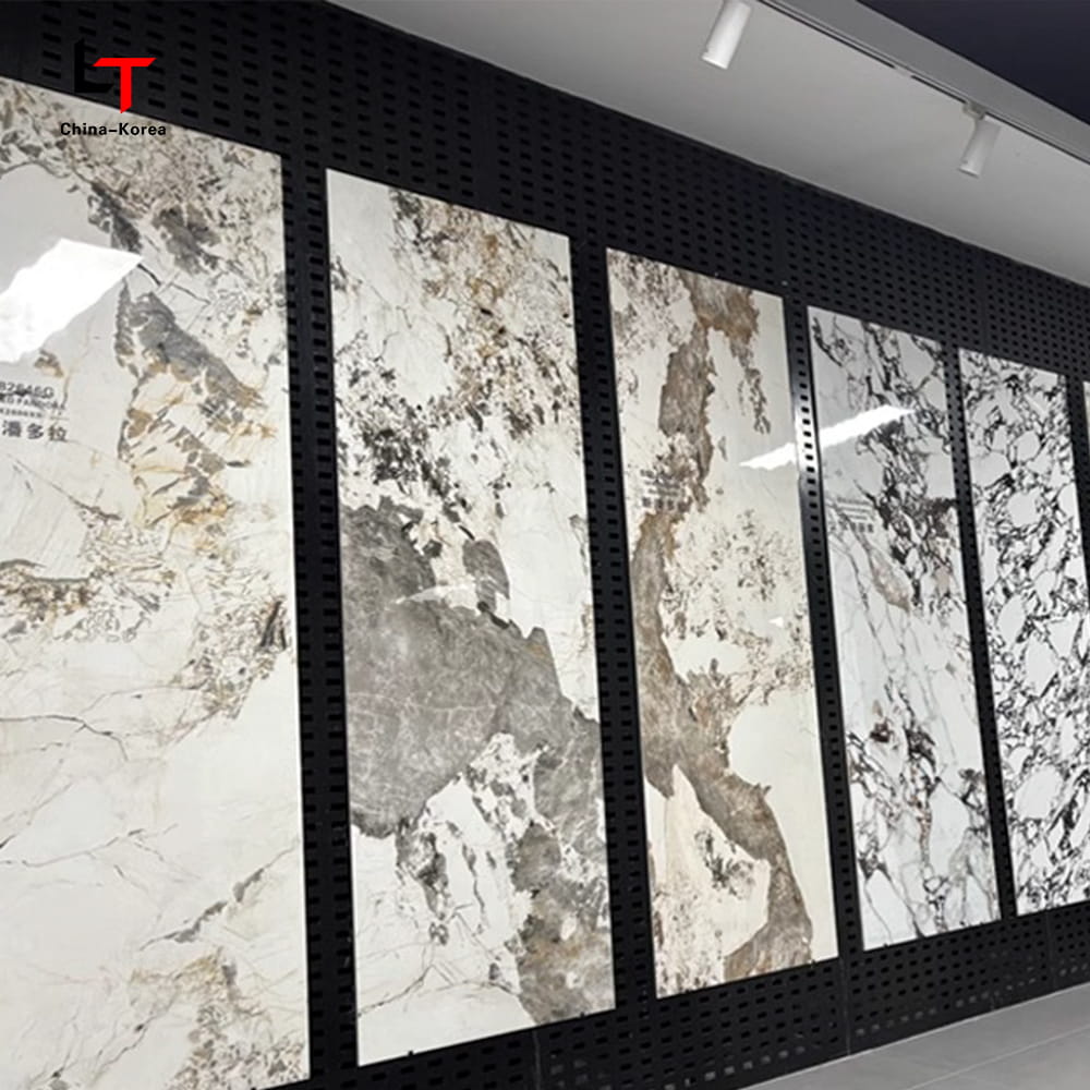 1220×2440mm PVC hiilikristallipaneeli vedenpitävä tulenkestävä koristeellinen seinäpäällyste sisätiloihin ulkokäyttöön UV-pinnoitteella