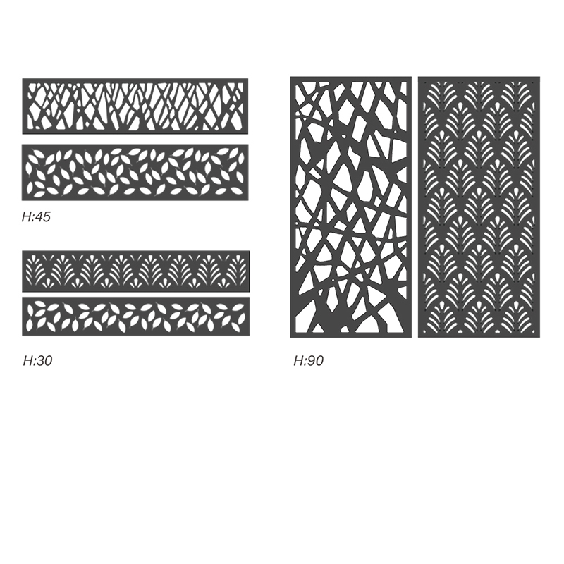 Puumuovikomposiitti Wpc-aita Kotipuutarha Piha-aitapaneelit Parempi kuin Vinyyli Pvc-aita Vedenpitävä Outdoor Privacy Board Hdpe